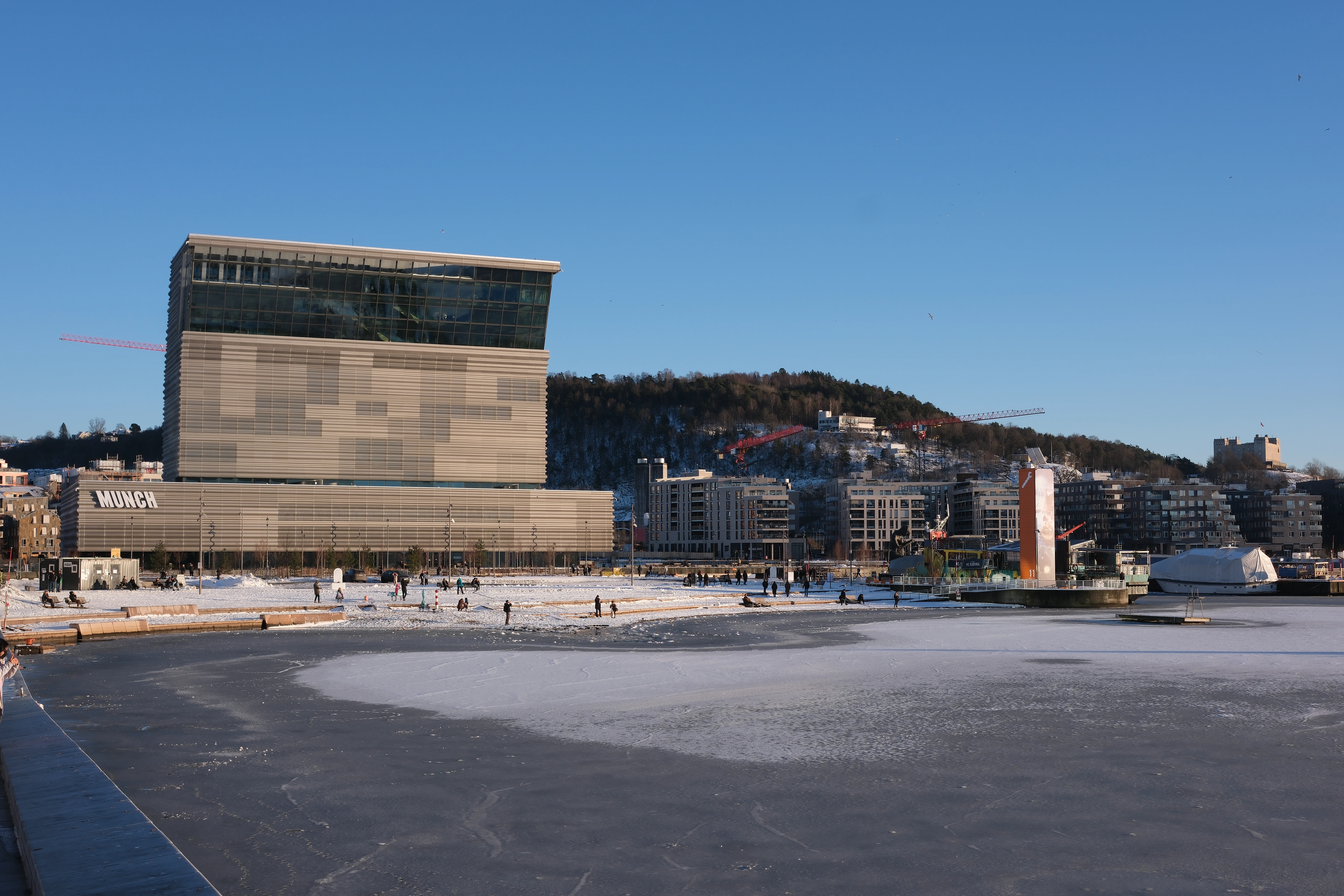 Oslo Fjord mit Blick auf das Munch Museum